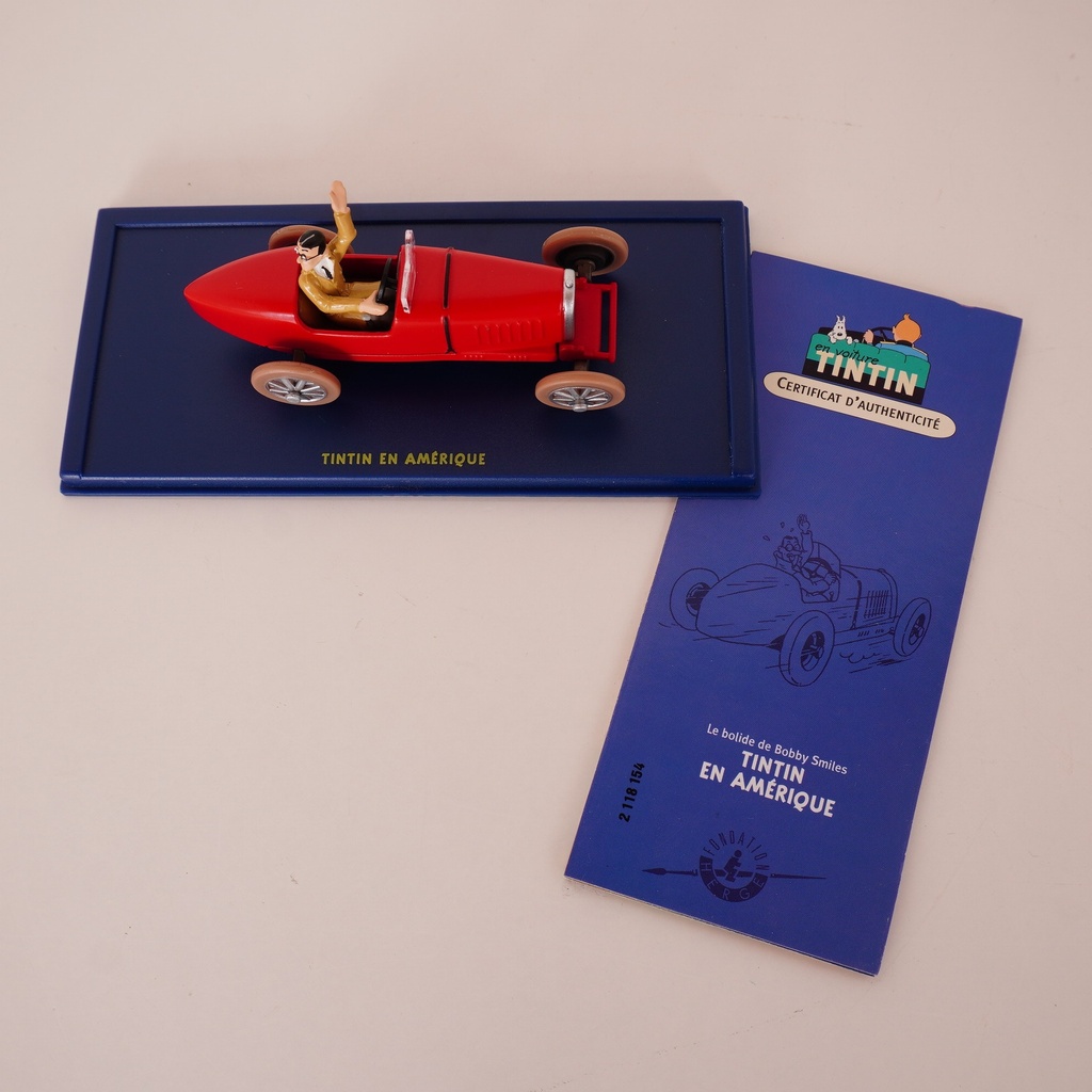 Figurine TINTIN "En Amérique"