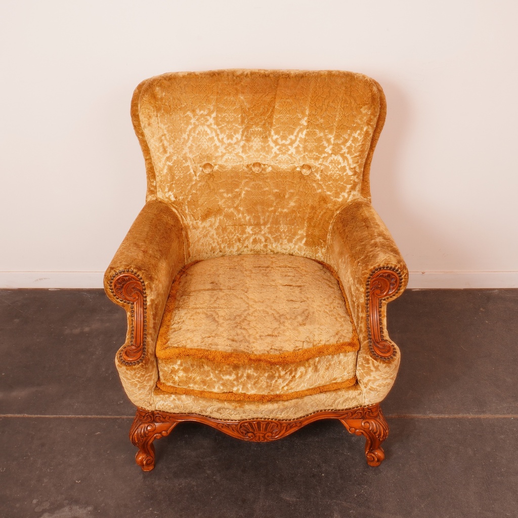 Paire de fauteuils bergère