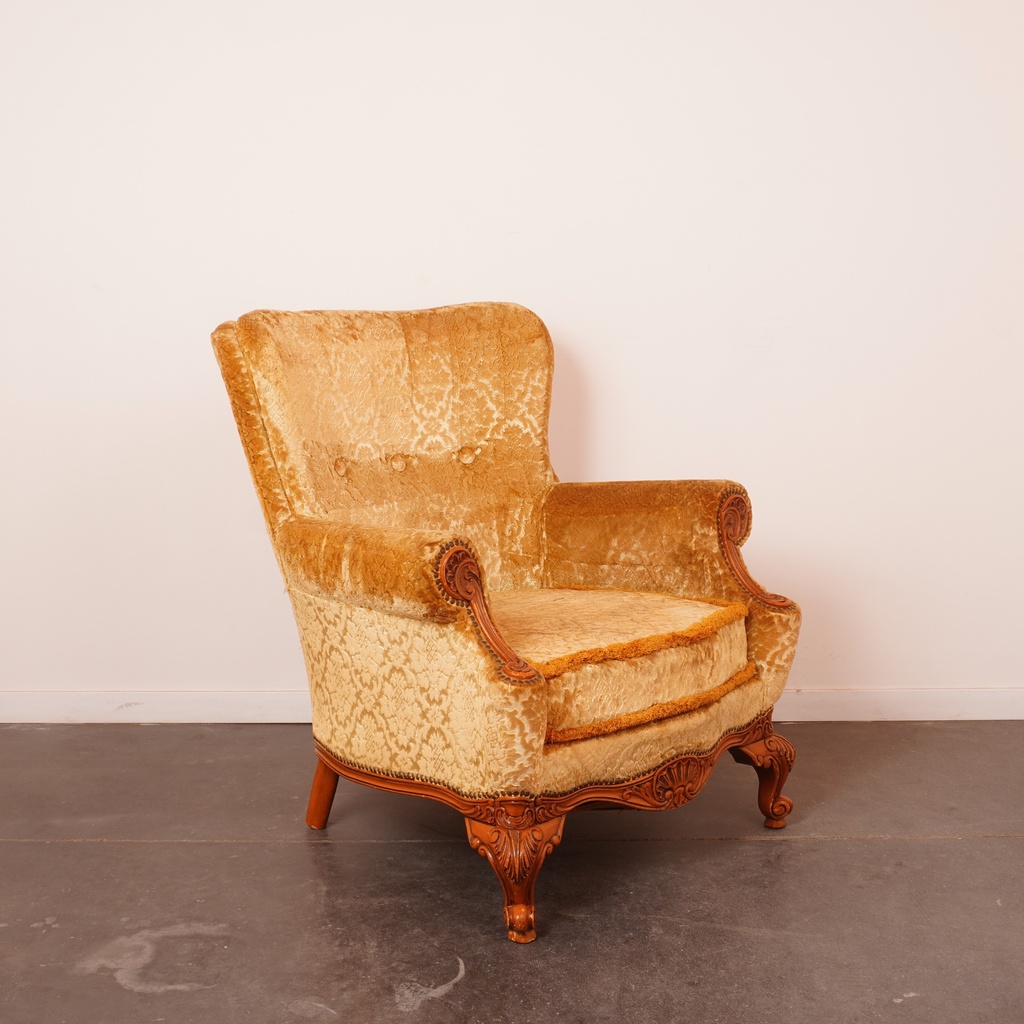 Paire de fauteuils bergère