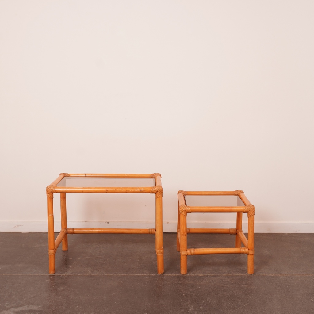 Tables gigognes bambou