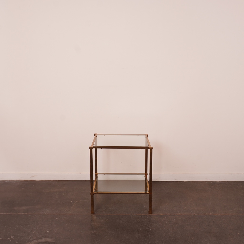 Paire de tables bout de canapé vintage