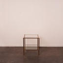 Paire de tables bout de canapé vintage