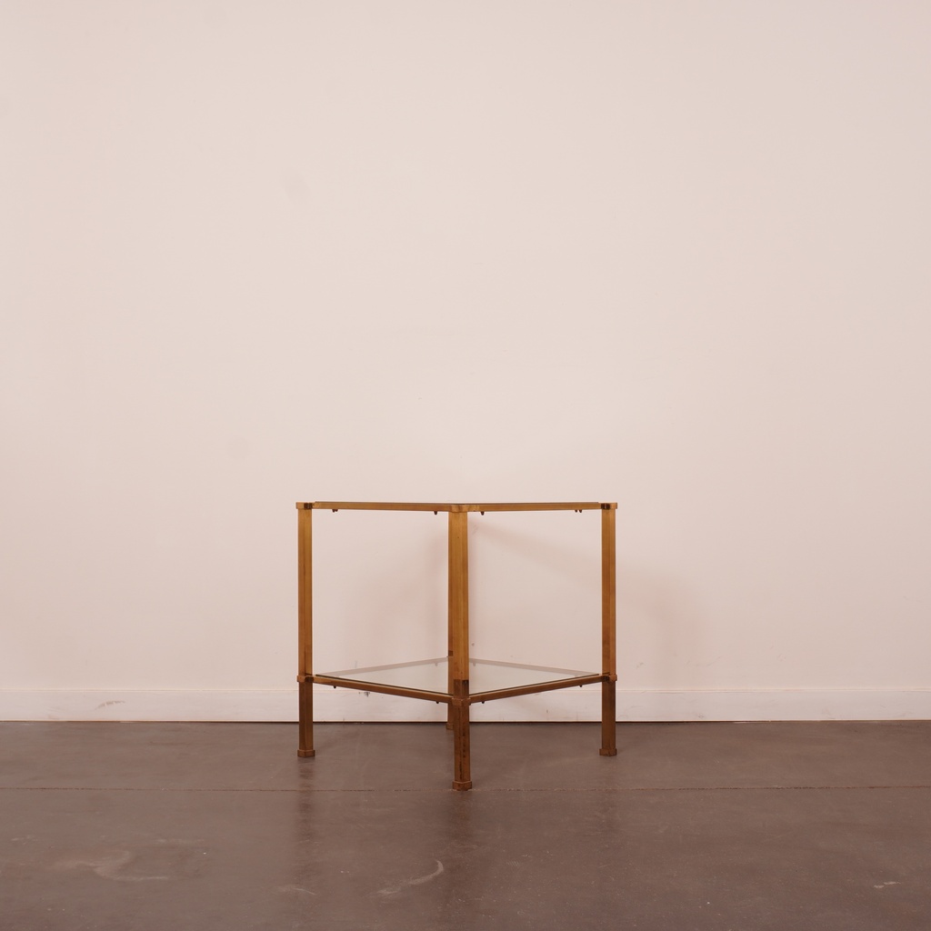 Paire de tables bout de canapé vintage