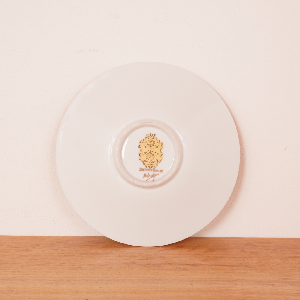 Assiette porcelaine DW