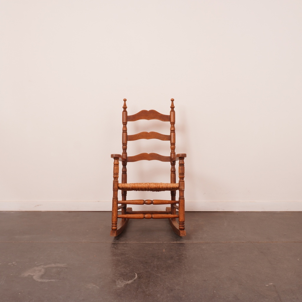 Rocking chair enfant bois