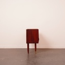 Table de nuit en bois vintage