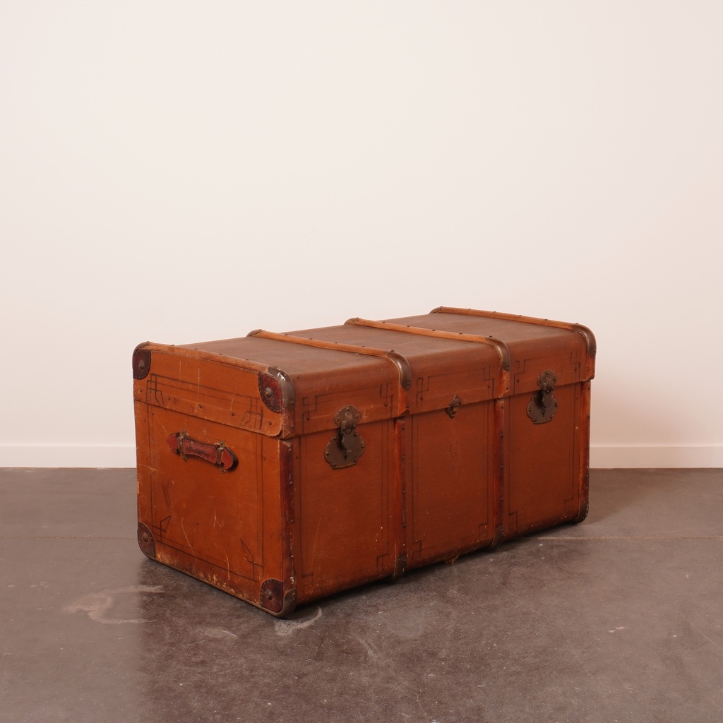 Coffre en bois vintage