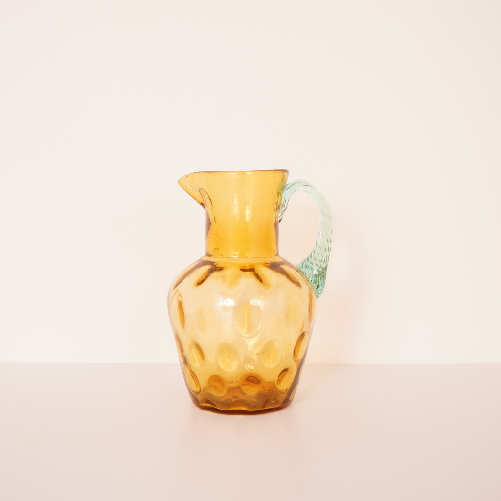Pichet en verre ambré George Sand