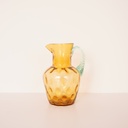 Pichet en verre ambré George Sand