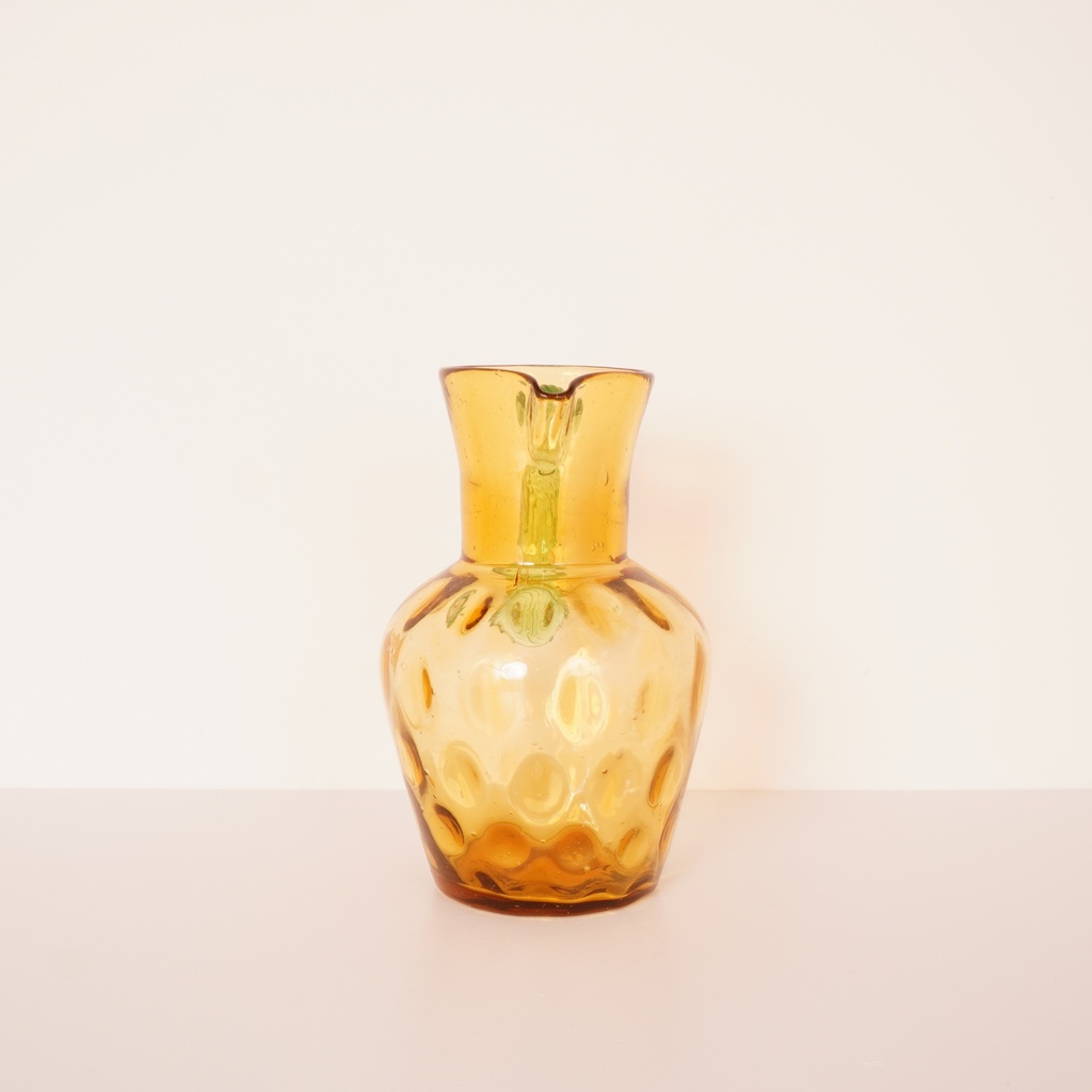 Pichet en verre ambré George Sand