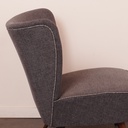 Paire de fauteuils "cocktail" regarnis