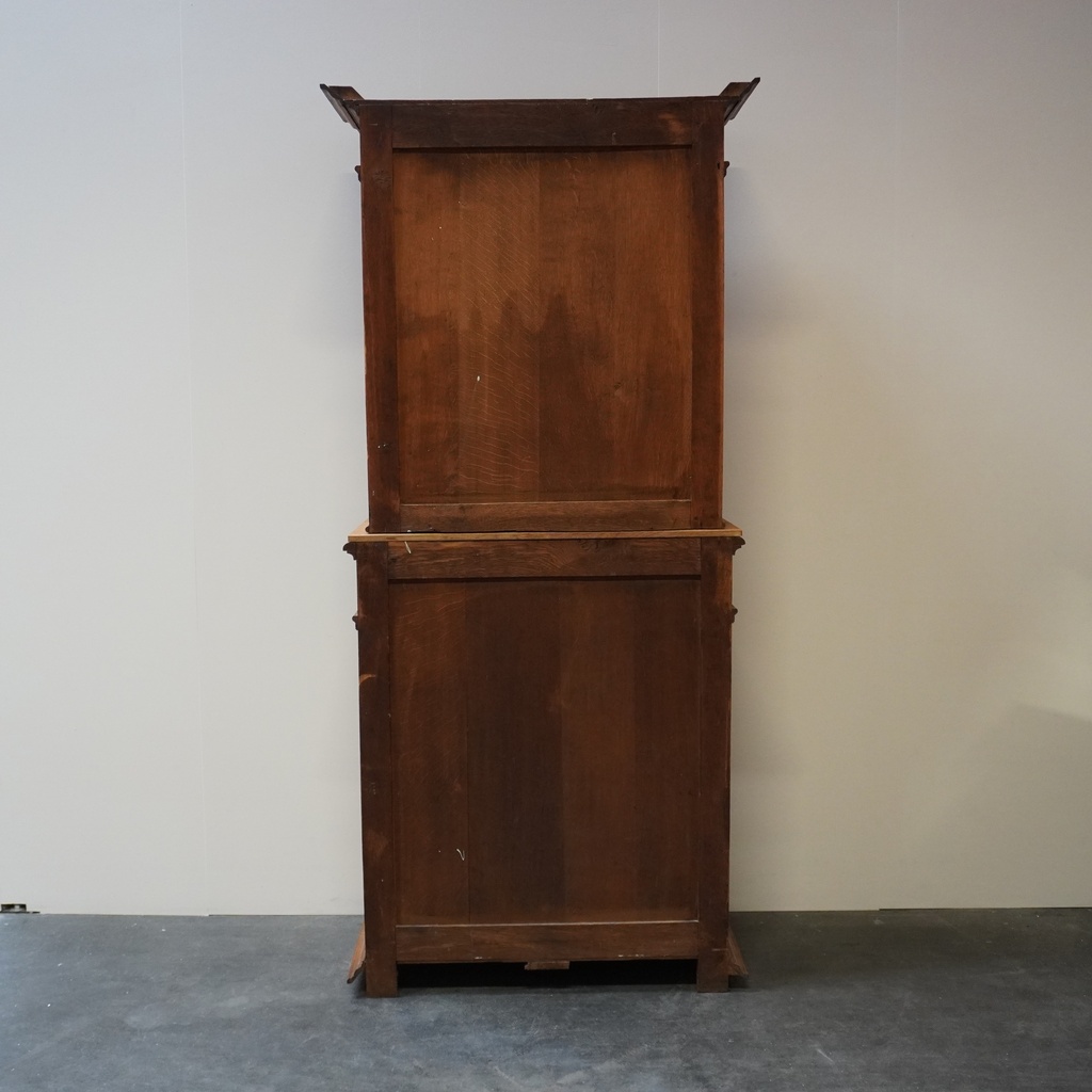 Meuble bois sculpté aérogommé