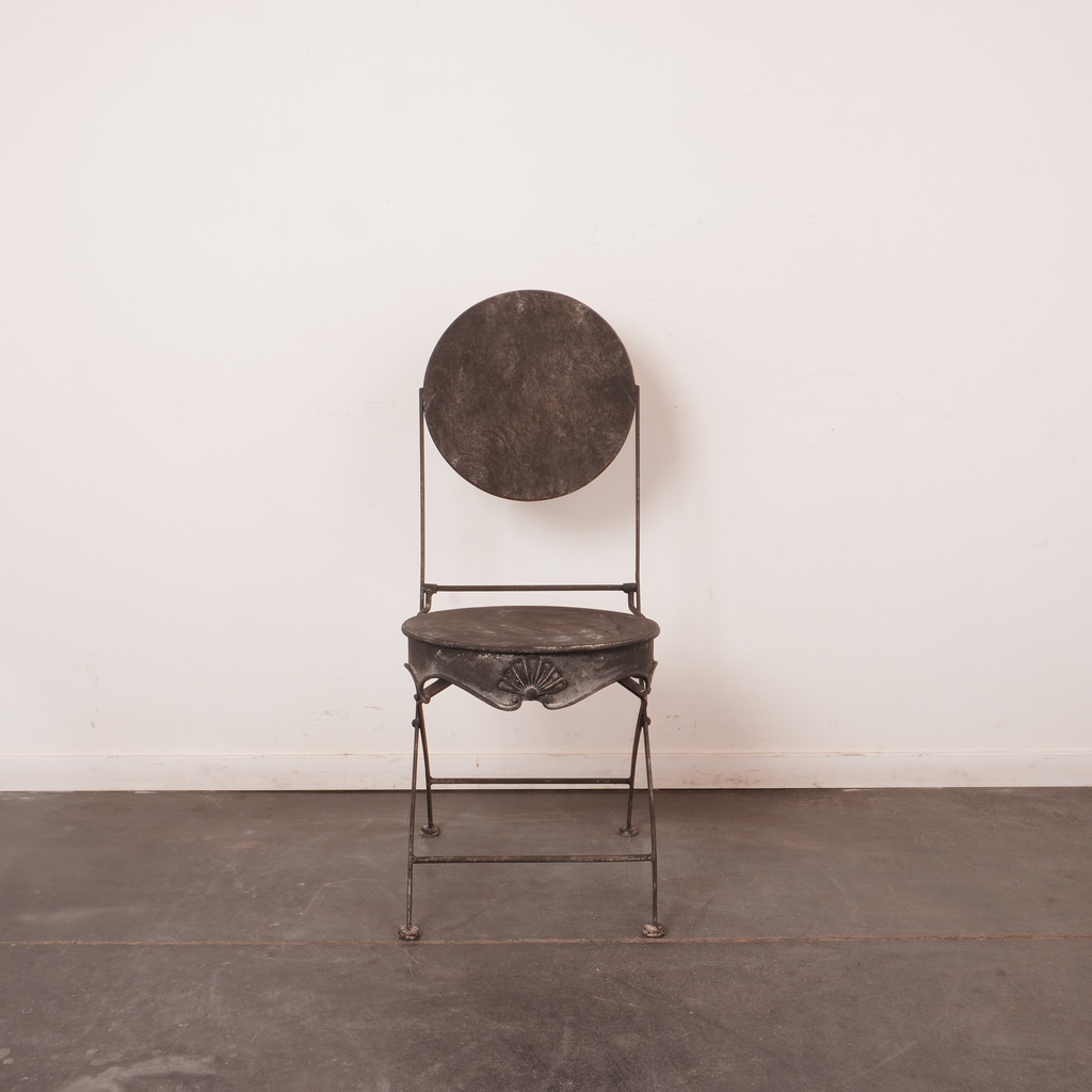 Chaise pliante métal