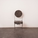 Chaise pliante métal