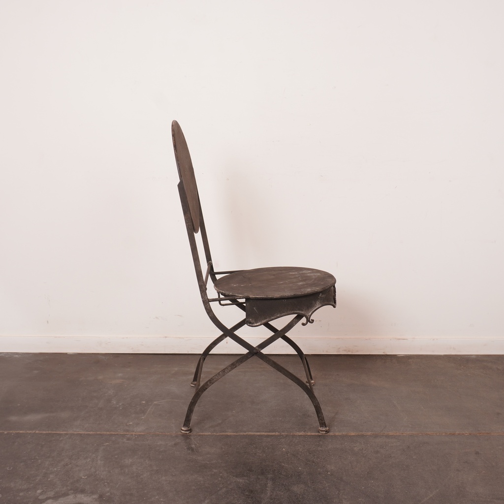 Chaise pliante métal