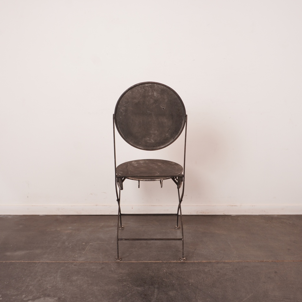 Chaise pliante métal