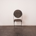 Chaise pliante métal
