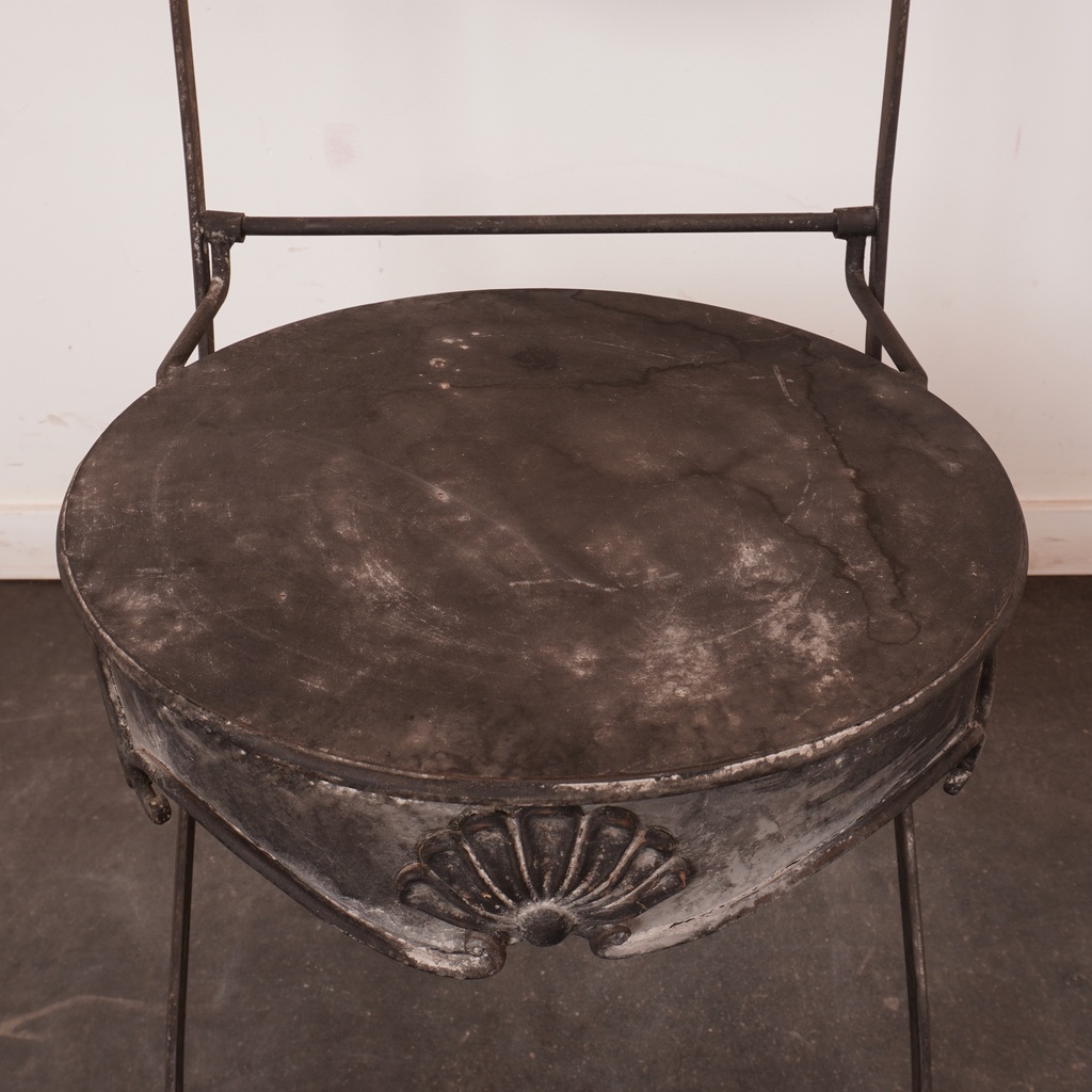 Chaise pliante métal