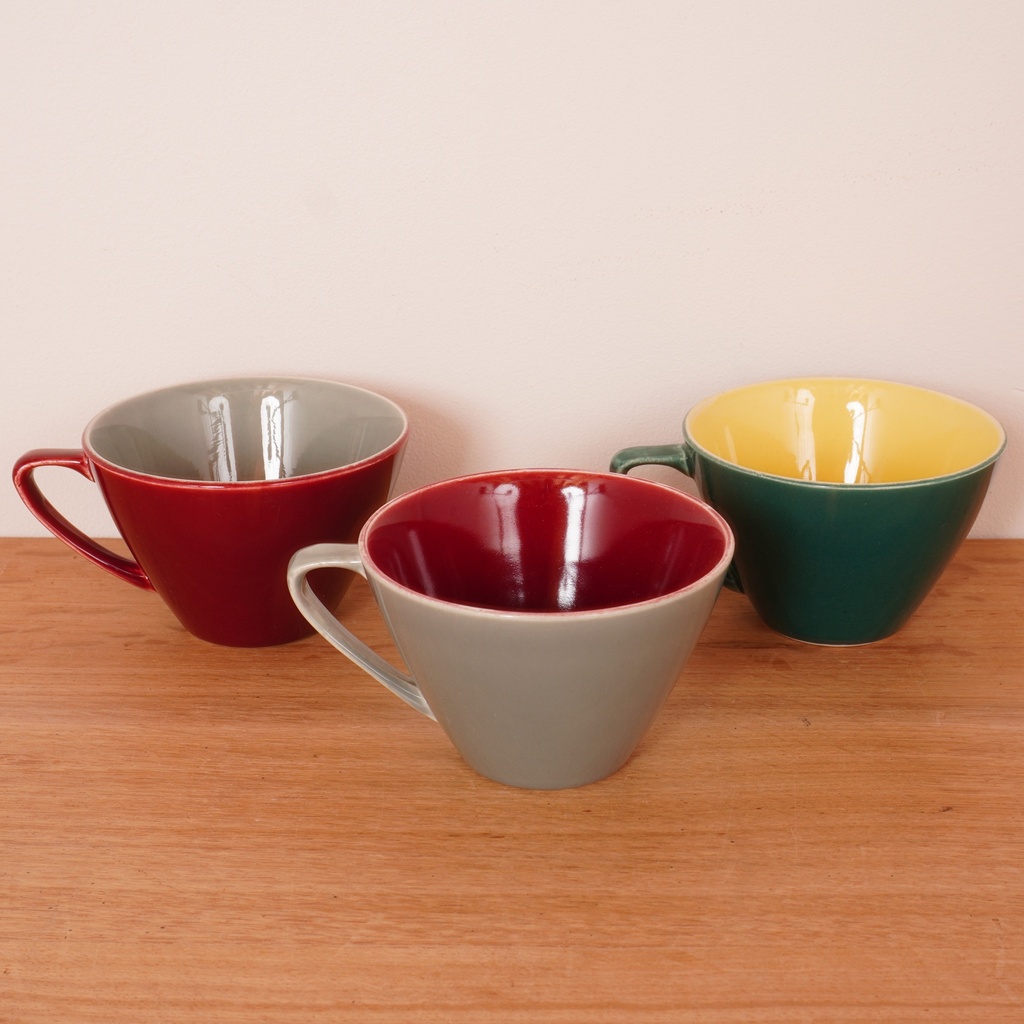 6 tasses BOCH La Louvière
