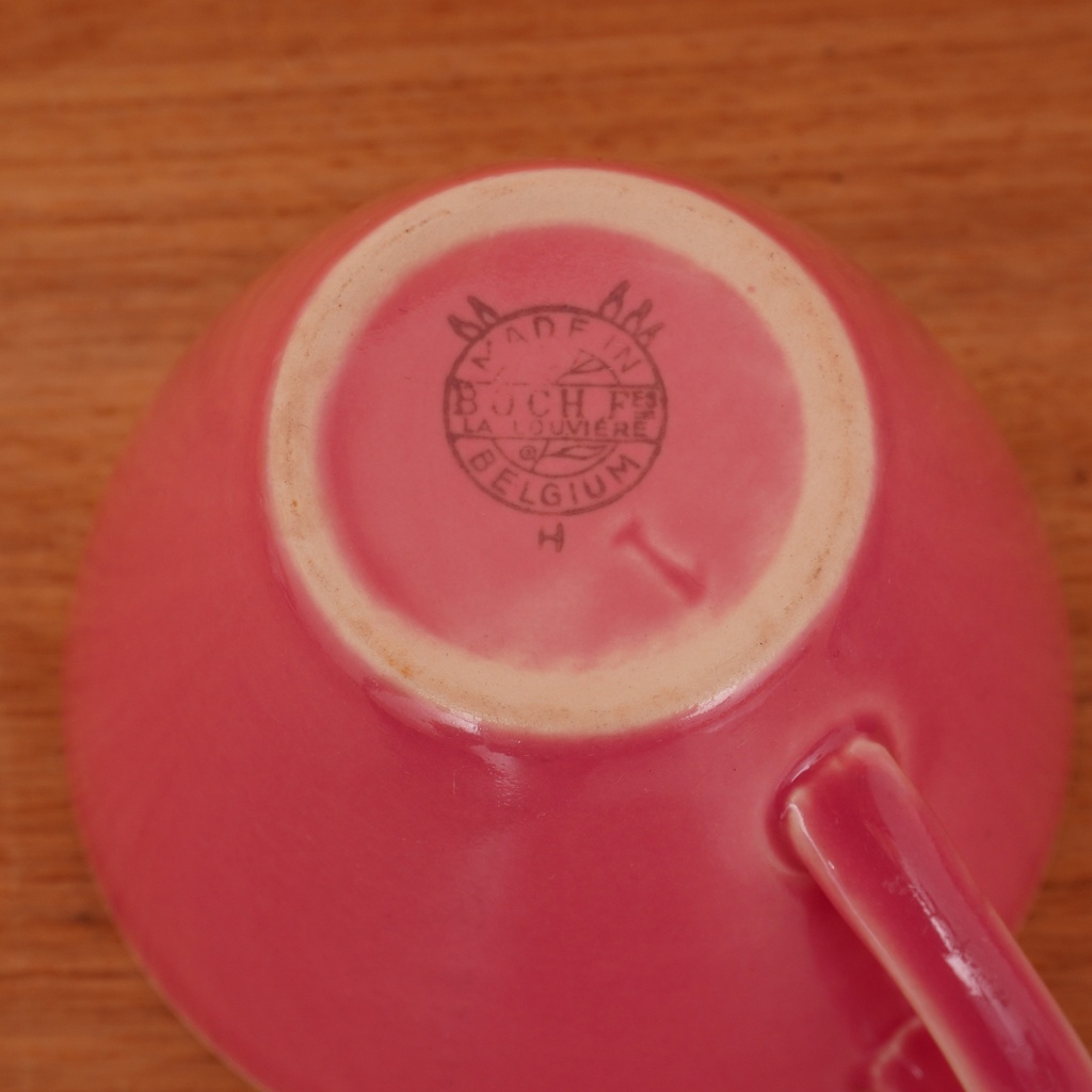 6 tasses BOCH La Louvière