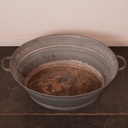 Bassine en zinc vintage