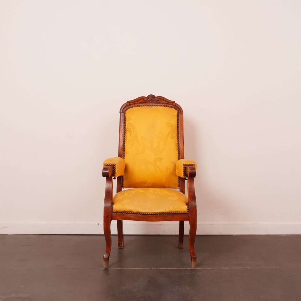 Fauteuil Voltaire à crémaillère