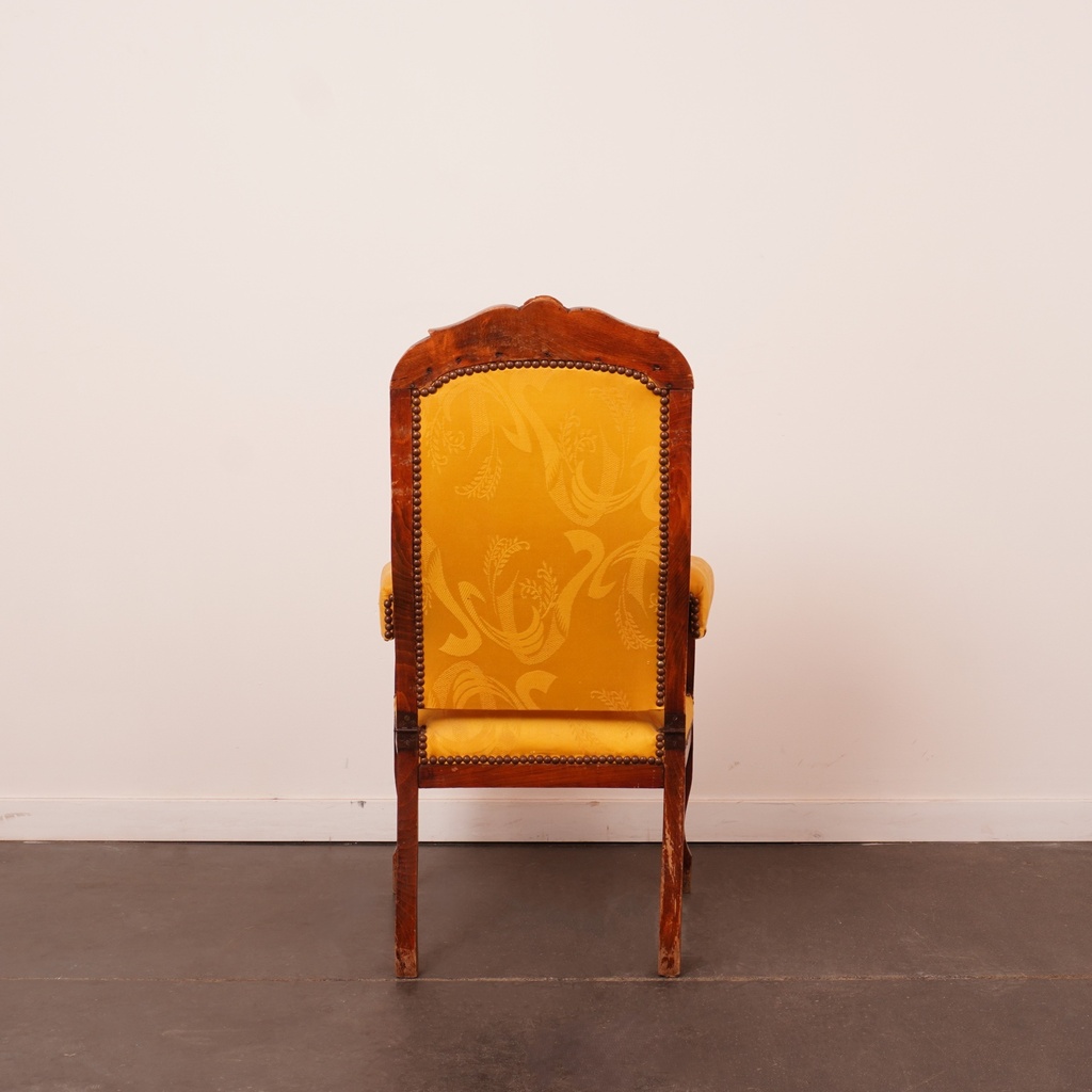 Fauteuil Voltaire à crémaillère