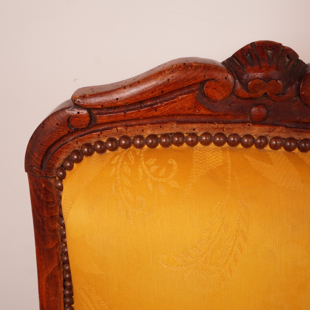 Fauteuil Voltaire à crémaillère