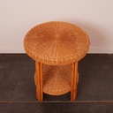 Table basse bambou vintage