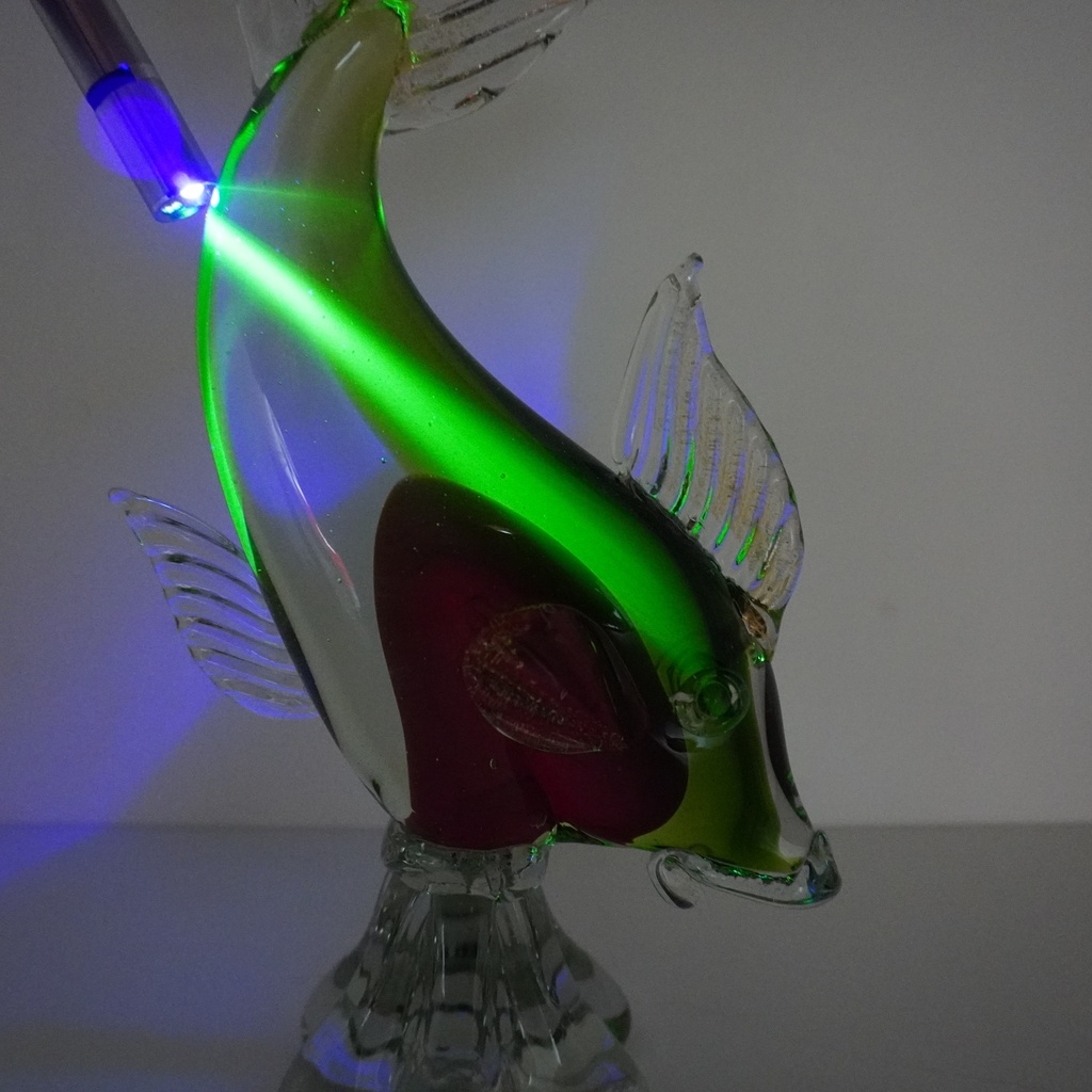 Poisson en verre soufflé ouraline