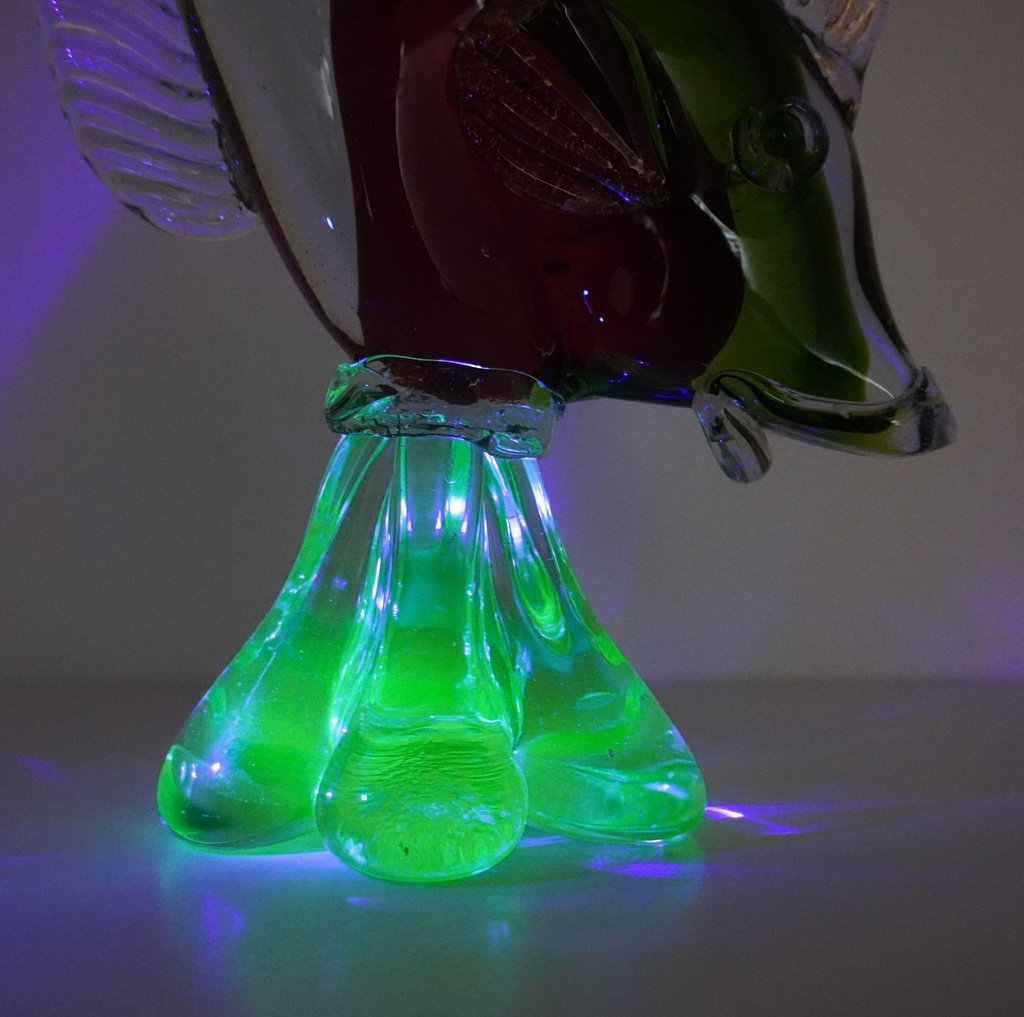 Poisson en verre soufflé ouraline