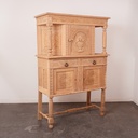 Meuble sculpté en bois aérogommé