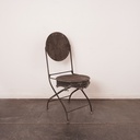 Chaise pliante métal
