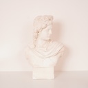Buste d'Apollon en plâtre