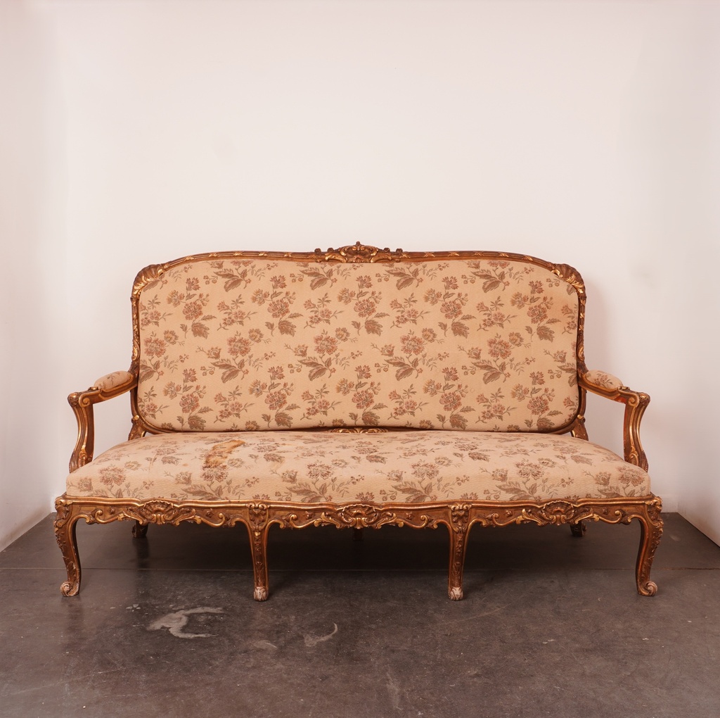 Banquette de style Louis XVI