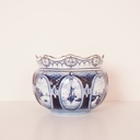 Cache pot en faïence Delfts