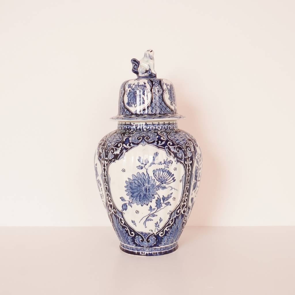 Potiche de Delfts Royal Sphinx en Faïence