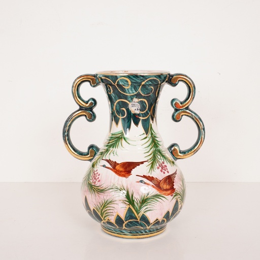 [SU0596] Vase en faïence H. BEQUET