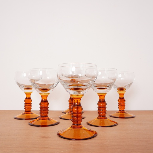 [SU0757] Set de 7 verres vintages