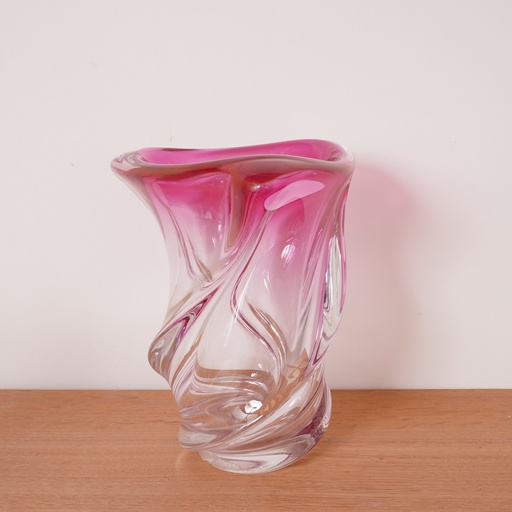 [SU0774] Vase en cristal VSL R. DELVENNE