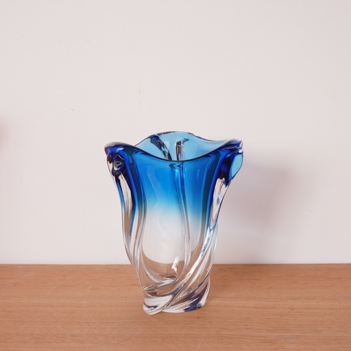 [SU0779] Vase en cristal VSL R. DELVENNE