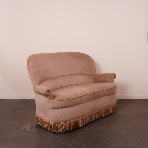 [SU2469] Fauteuil crapaud 2 places