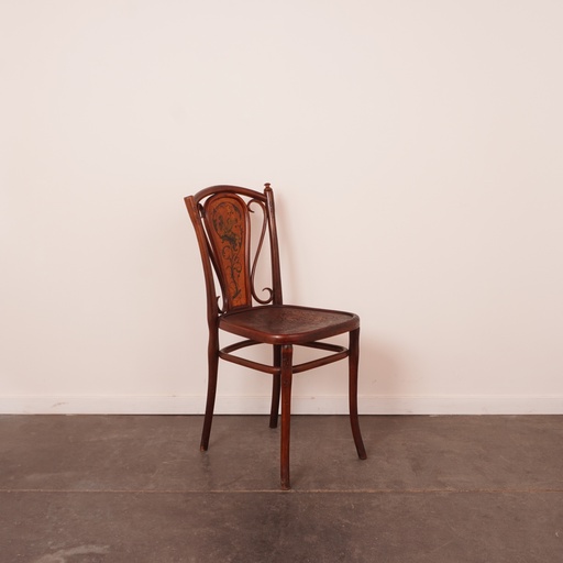 [SU2474] Chaise en bois courbé