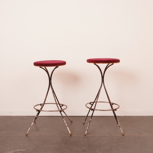 [SU2609] Paire de tabourets de bar