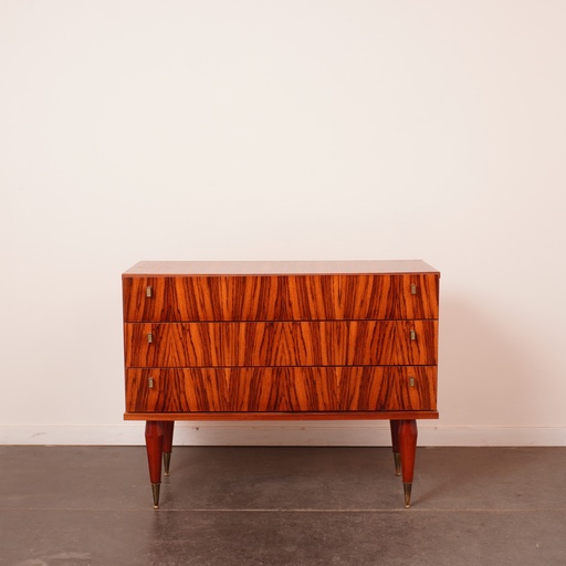 [SU2654] Commode bois exotique vintage