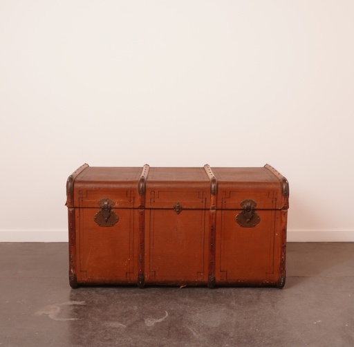 [SU2657] Malle de voyage ancienne