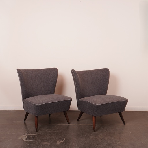 [SU2675] Paire de fauteuils "cocktail" regarnis