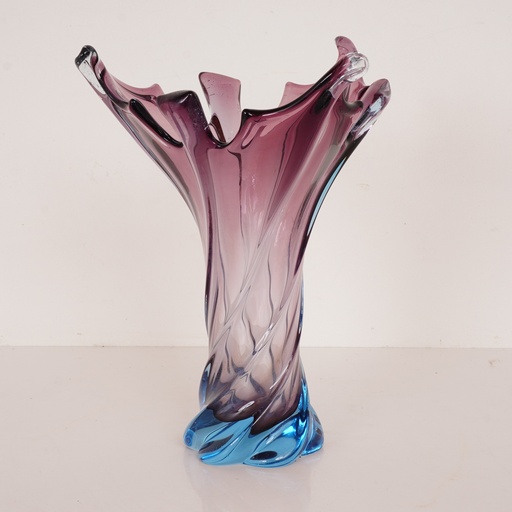 [SU0263] Vase en verre soufflé d'Italie - SU0263