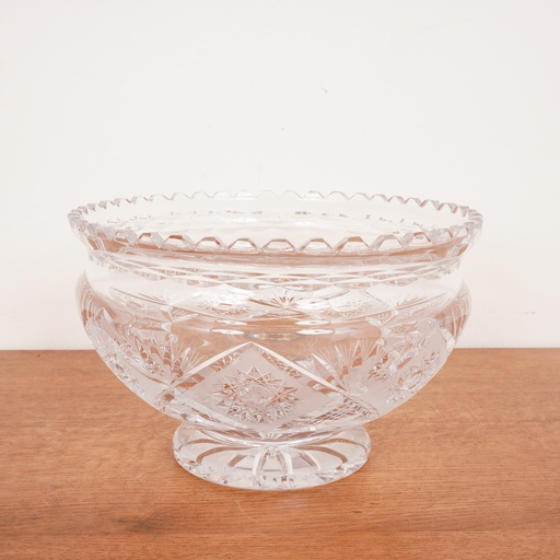 [SU0379] Vasque en cristal taillé