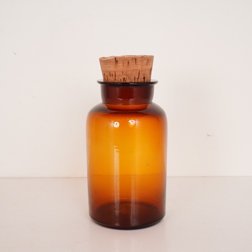 [SU0441] Pot à pharmacie en verre vintage